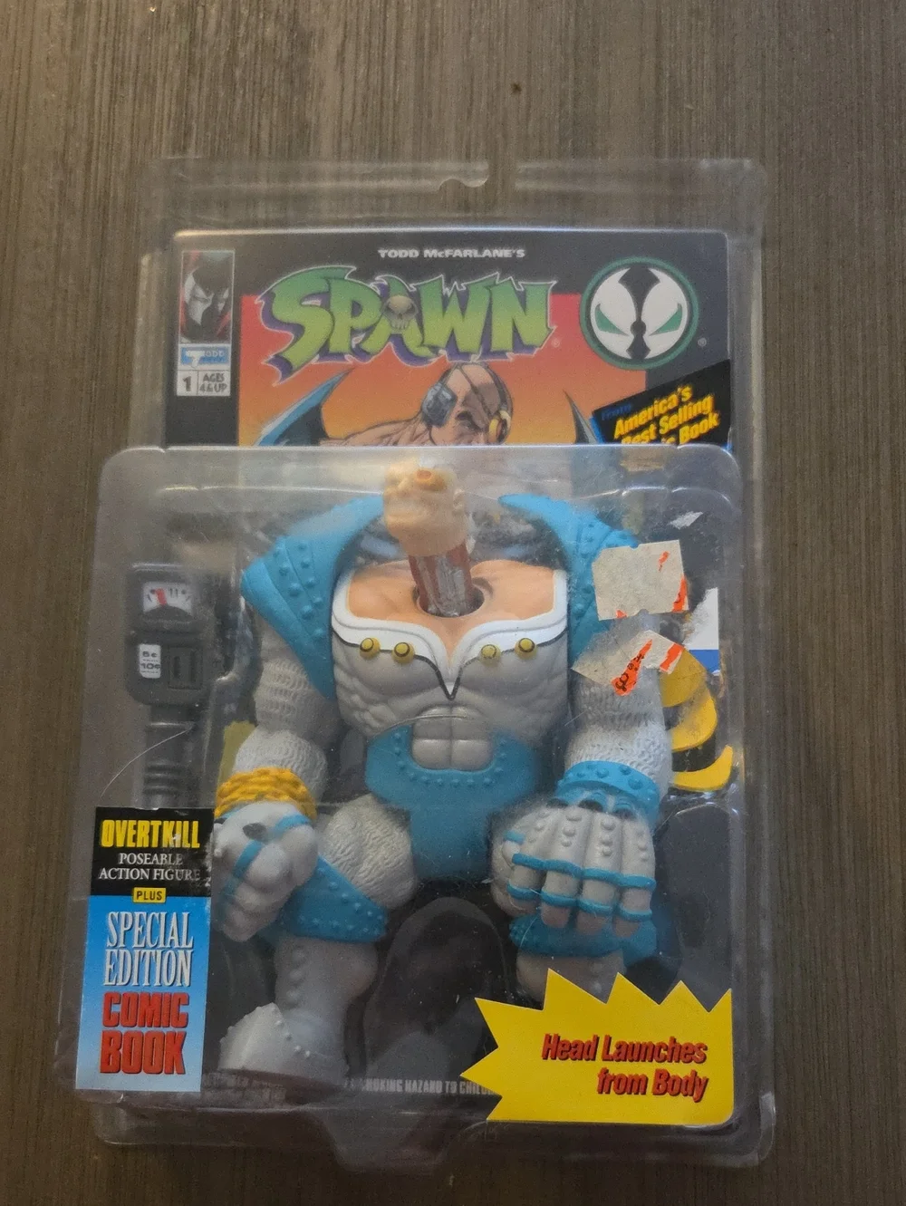 Spawn Overkill Action Figure - Blue